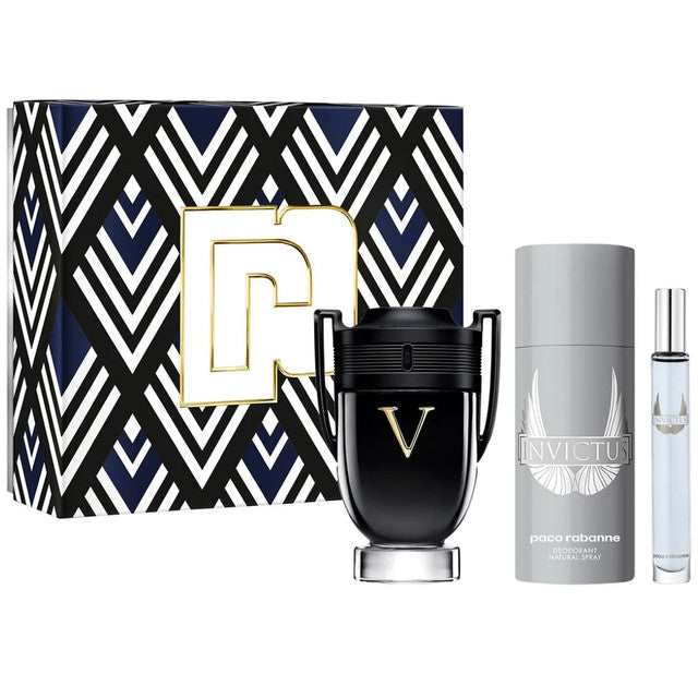 PACO RABANNE INVICTUS VICTORY 3 PCS SET FOR MEN